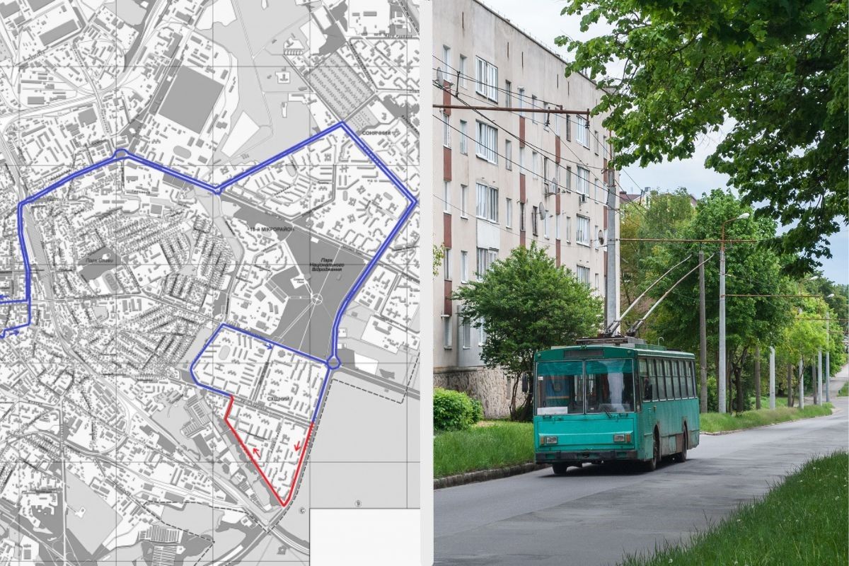 6 тролейбус вінниця - Маршрут 15